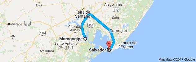 67 3.3. Munícipios de Coruripe (AL) e Maragojipe (BA) Maragojipe é um município do estado da Bahia localizado a cerca de 130 quilômetros de Salvador.