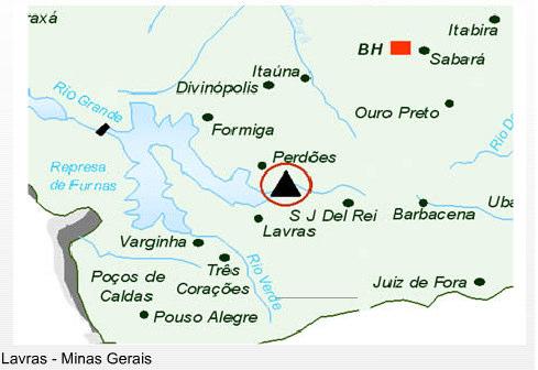 FIGURA 2 Localização da barragem do Funil, no Rio Grande, MG. Fonte: Usina Hidrelétrica do Funil (2009). 4.