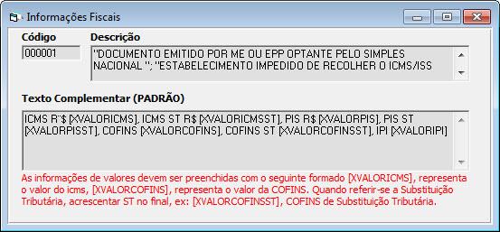 Existe os parâmetros para o calculo, esse parâmetro deve ser escrito no texto complementar.