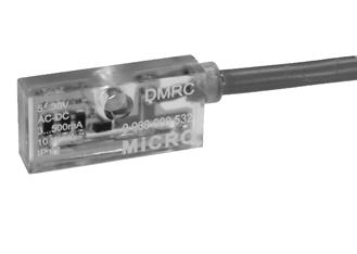ilindros sem haste Série MIRO Origa OSP-P Acessórios Sensor magnético série DMR- Modelo Tensã o orrente Potência LED Proteção DMR DMR 5...2 V ca/cc 3...0 ma 0 W/VA IP 0.0.000.
