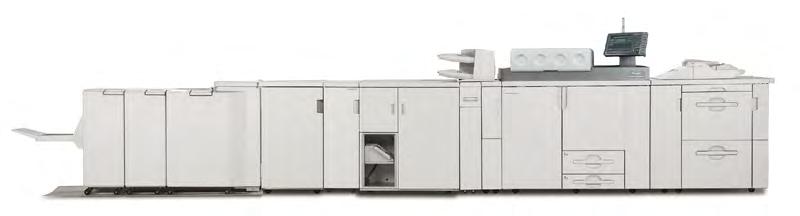 ALTO VOLUME Pro C901/ Pro C901S Impressora de Produção em cores (Pro C 901S - com Scanner) Velocidade de Impressão: 90 ppm (P&B e Cor) Capacidade de Abastecimento de Papel: 6.500 folhas padrão (máx.