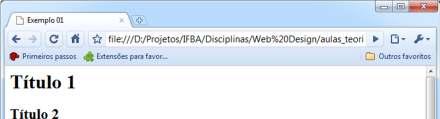 CABEÇALHOS PARA TÍTULOS E SUB-TÍTULOS Exemplo 01: 6 títulos/sub-títulos com 6 níveis de cabeçalho distintos 5 CABEÇALHOS PARA TÍTULOS E SUB-TÍTULOS Possibilidade de alinhamento de cabeçalhos Atributo