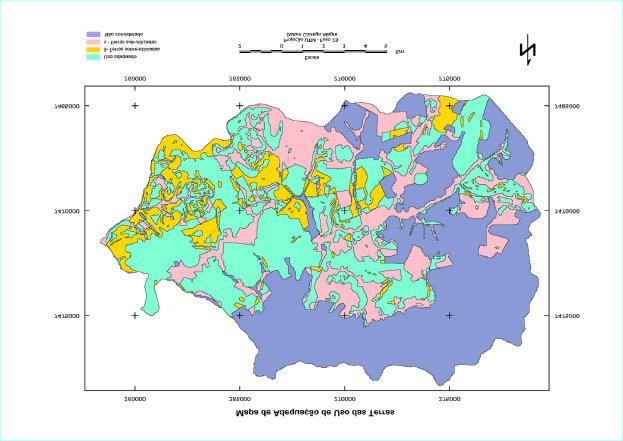 Figura 4. Mapa de adequação de uso das terras dos municípios de Sumaré e Hortolândia 5.