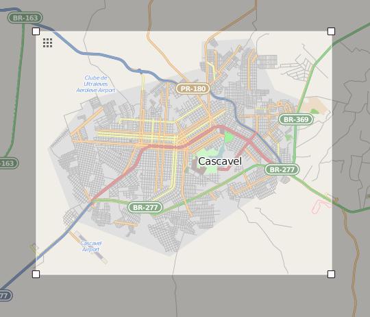 OpenStreetMap (API) Formato Tamanho OSM