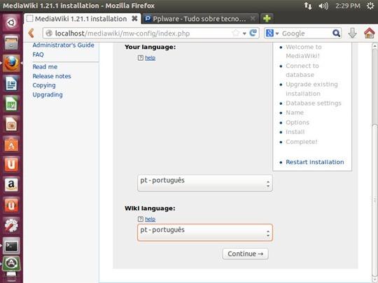 4.3) Indicação que todos os requisitos para o ambiente de