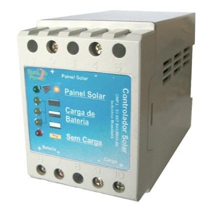 DESCRIÇÃO DO PRODUTO A linha de controladores SLC da SunLab Power, foi desenvolvida com o estado da arte em micro-controladores para atender a sistemas fotovoltaicos, sem conexão com a rede