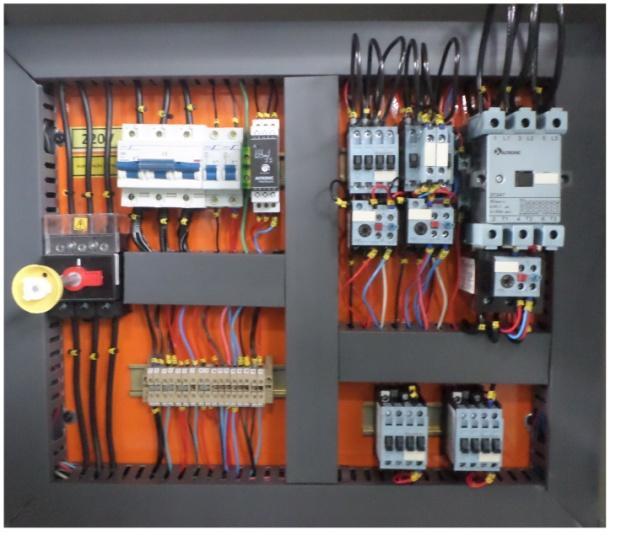 Painel Elétrico Chave Geral Sistema de partida com