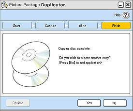 Tipos de disco que podem ser usados com o Picture Package Duplicator Após copiar os filmes no disco rígido,