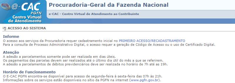 Como proceder para adesão dos débitos no âmbito da Procuradoria-Geral da Fazenda