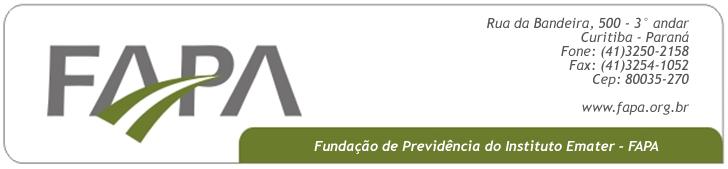 REGIMENTO INTERNO DO CONSELHO DELIBERATIVO CAPITULO I OBJETO Artigo 1º - O Conselho Deliberativo da Fundação de Previdência do Instituto Emater FAPA, doravante denominada FAPA, tem seu funcionamento,