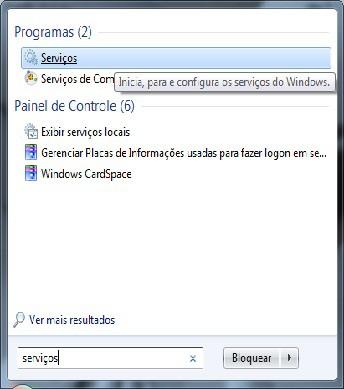 3.5.2 - Habilitando o serviço 802.1x no Windows 7 - Para habilitar o serviço 802.