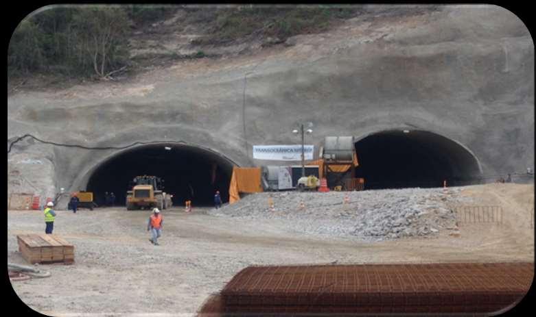 Obras Transoceânica BRT Niterói Instrumentação e monitoramento de túneis e contenções,