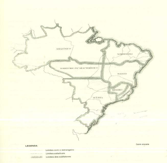 49 Nordeste e Noroeste), Goiás (parte que vem da Nascente do Paranaíba 19, seguindo pelas serras dos javais, dos Xavantes, do Faba e do Pilar até a cidade de Pilar, rio das Almas, Pirenópolis, Santa