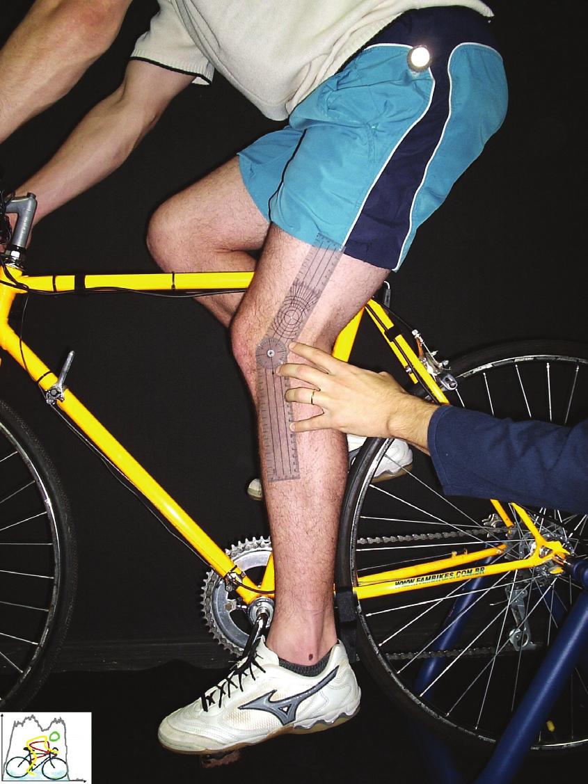 Avaliação do posicionamento corporal no ciclismo Procedimentos Cada ciclista foi avaliado em sua própria bicicleta, o que garantiu a validade do estudo e das sugestões de ajustes no posicionamento.