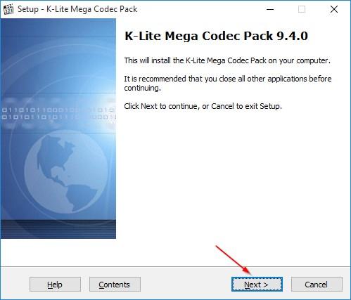 Opção 2: K-lite-codec pack 940 mega Caso opte pela opte pela opção 1, não deve instalar a opção 2 e vice versa. O pacote de codecs que aconselhamos é o seguinte: K-Lite_Codec_Pack_940_Mega.