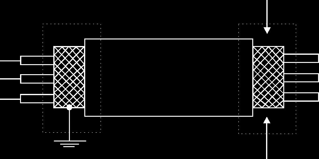 Instalação e Conexão Isolar com fita Lado do conversor Não aterrar Figura.54 - Conexão da blindagem 5.