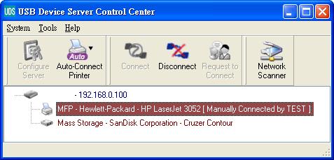 F. Clicar no botão "Connect" (Ligar). Depois será mostrada a mensagem "Manually Connect by Your_computer_name"(Ligar manualmente através _Nome_Computador), como se mostra na Fig. 5.