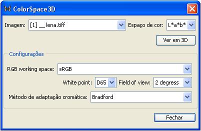 50 ViewerFrame. O primeiro corresponde à janela que possui as opções de configuração dos conversores e que possibilita a execução do componente 3D.