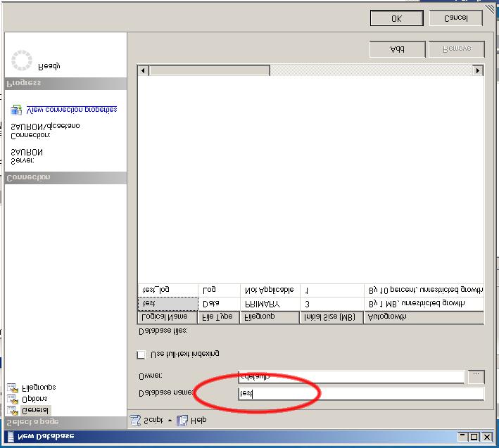 Para isso, clique com o botão direito na opção Databases e selecione a opção New Database.