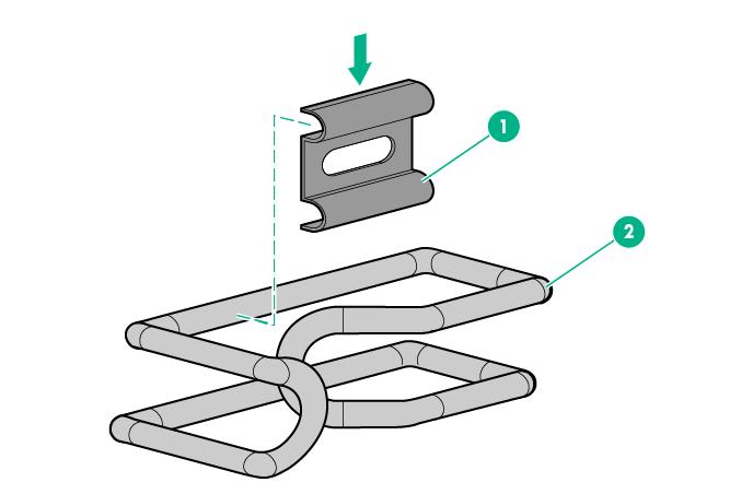 2. Instalação do anel em D de suporte para gerenciamento de cabos em montagem frontal (página 30). 3. Instalação do anel em D de suporte para gerenciamento de cabos em montagem lateral (página 31).