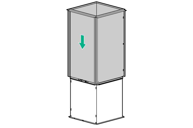 5. Trave as tiras da presilha. NOTA As duas gaxetas de 510 mm se ajustam às bordas internas das duas gaxetas de 520 mm. 6.