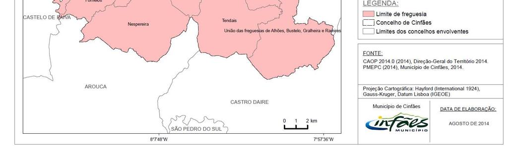 O concelho de Cinfães integra a NUT I Portugal Continental, a NUT II Norte e a NUT III Tâmega, Distrito de Viseu. De acordo com a reorganização administrativa estabelecida pela Lei n.