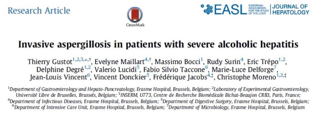 16 % dos pacientes com HA grave com aspergilose