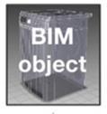 Objetos paramétricos BIM Conteúdo armazenado no container de informações Definição de um Objeto BIM: