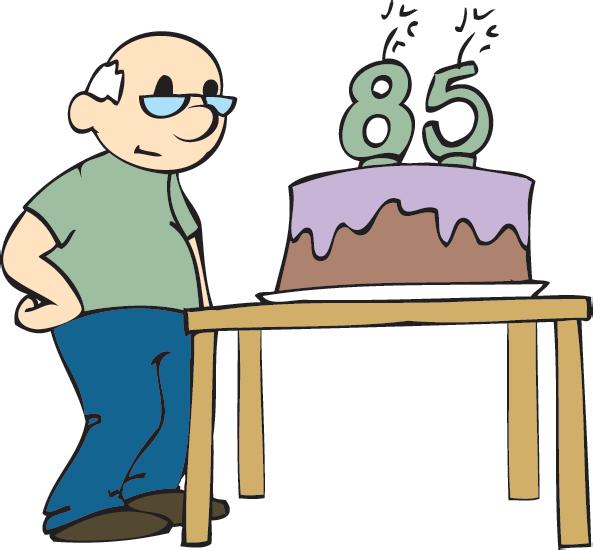 10 Titio Anacleto comemorou todos os seus aniversários a partir dos 40 anos colocando, no bolo, velinhas em forma de algarismos de 0 a 9 para indicar sua idade.