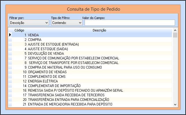 nota fiscal que deseja filtrar; Nro. Nota: Filtre pelo número da Nota Fiscal; Nro.