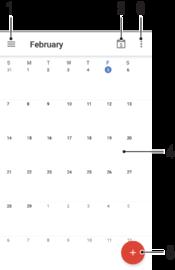Relógio e calendário Calendário Utilize a aplicação Calendário para gerir o seu horário.