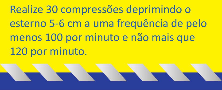 Para que as compressões torácicas sejam corretamente realizadas, deverá: Posicionar-se ao lado da vítima; Certificar-se que a vítima está deitada de costas, sobre uma superfície firme e plana;