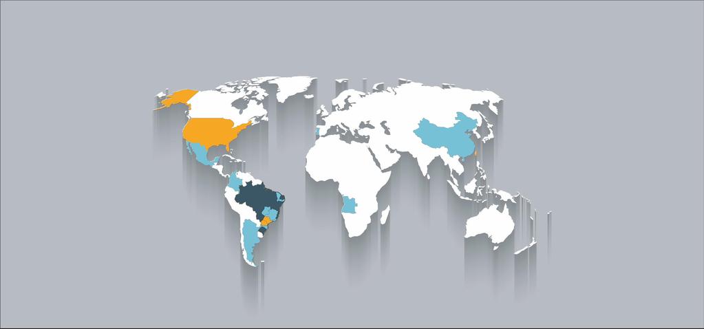 SOMOS TOTVS PROXIMIDADE A TOTVS tem presença nos principais centros de negócio do Brasil e da América Latina para estar sempre perto de você e da sua empresa.