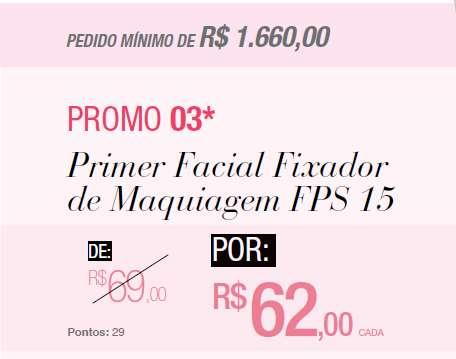 PROMOÇÃO 3 Primer Facial Fixador de