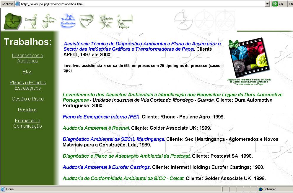 Auditoria Ambiental Exemplo de uma Empresas de consultoria, que faz auditorias Auditoria Ambiental Princípios gerais de uma AA (Welford, 1996): 1.