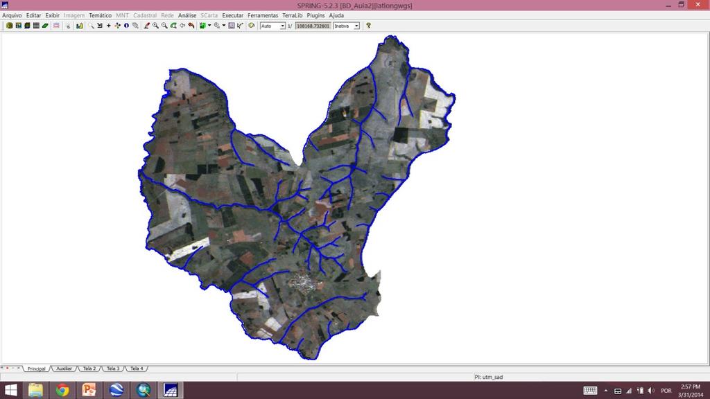 ATIVIDADE PRÁTICA Importar imagem Landsat_BGR123.