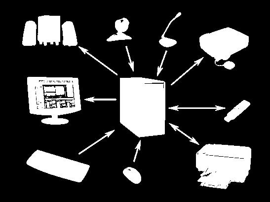 Dispositivos de Saída: permitem a saída de informações para meios externos e possibilitam sua