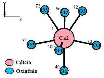 52 Figura 5.4 Ca2(1) e seus oxigênios vizinhos Como mencionado na seção 2.
