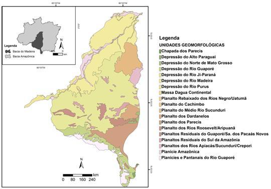 aos municípios de Porto Velho (A), Humaitá (B), Manicoré (C) e Borba