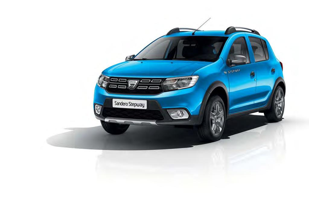 traseiro Sistema Media Nav Evolution Stripping Stepway nas portas dianteiras Volante em couro* com inscrição Stepway Opções Apoio de