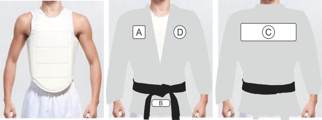 22 INFORMAÇÕES DIVERSAS EXTRAÍDAS DAS REGRAS OFICIAIS: - DOS UNIFORMES Artigo 3º - Uniforme do atleta: I - Karate-gi (kimono) de cor branco.