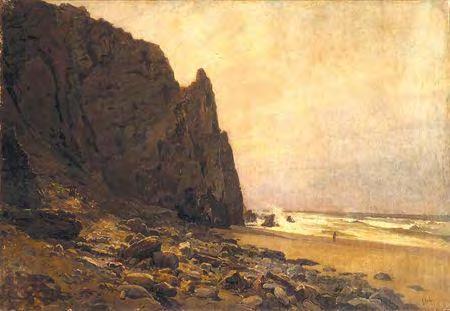 2.1. O Pintor Praia Grande, 1880 pintura a óleo