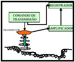transmissor, receptor, amplificador, registrador, transdutor e comando de transmissão (vide figura 4).