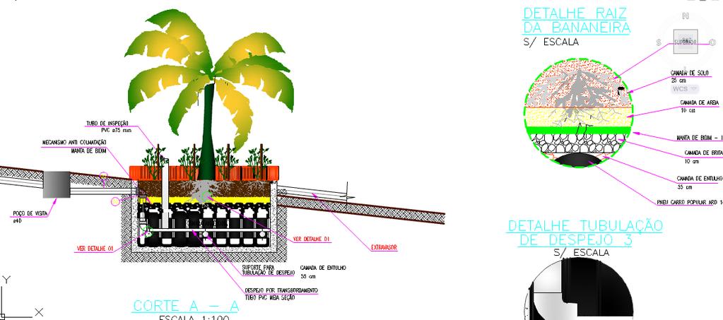 Figura 01 Projeto detalhado da BET elaborado com auxílio de ferramenta computacional. Fonte: Registrado pelo autor, 2015, em Salvador BA.