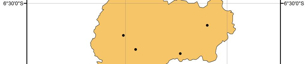 Figura 2: mapa de localização dos postos climatológicos.