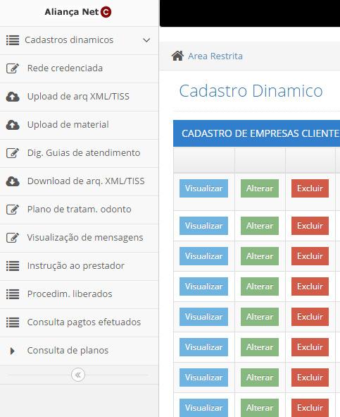 Javé-Nessí Infrmática Ltda www.javenessi.cm.br - cmercial@javenessi.cm.br Cnsulta de infrmações e elegibilidade ds beneficiáris Página nde será pssível cnsultar as infrmações e status cadastral ds beneficiáris.