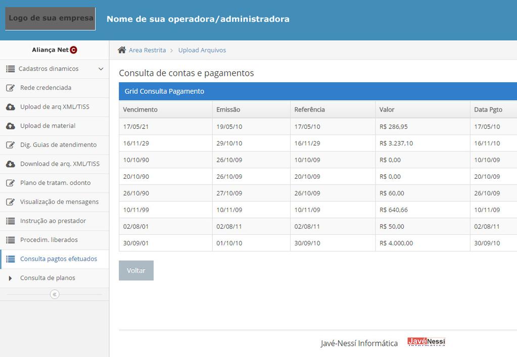 nde as empresas cliente pderã fazer a pré-manutençã cadastral; pré-incluind, pré-alterand e pré-excluind s beneficiáris.