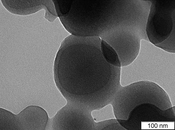 Na figura 26 pode observar-se o comportamento das nanopartículas revestidas com polímero quando estas são sujeitas ao aumento e diminuição da temperatura.