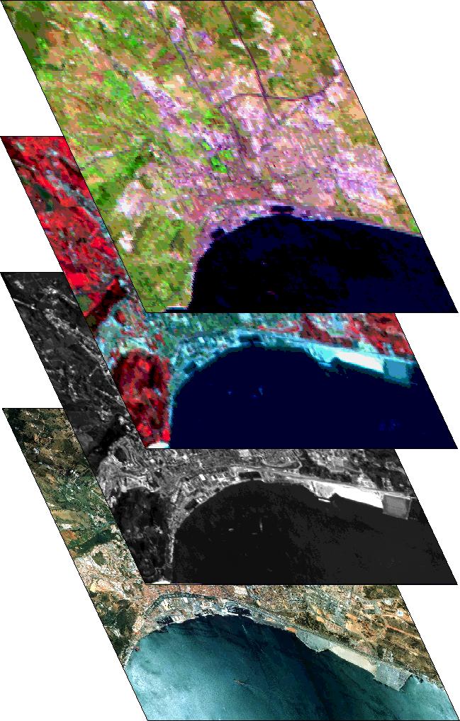 Estrutura de Dados Vectorial vs Matricial RASTER VECTORIAL LANDSAT TM