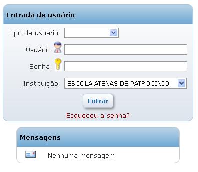 secretaria ALTERAR SENHA: É NECESSÁRIO ALTERAR A SENHA NO